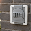 Kopp Blue Electric Buitenstopcontact met Cijferslot IP44